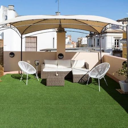塞维利亚Esse Atico. Precioso Atico Con Terraza En Pleno Centro公寓 外观 照片